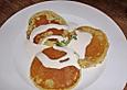 Kr&auml;uterpfannkuchen mit Schafsk&auml;sesauce