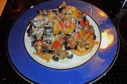 Auberginen - Paprika - Bruschetta