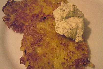 Topinambur-Camembert-Reibekuchen 1