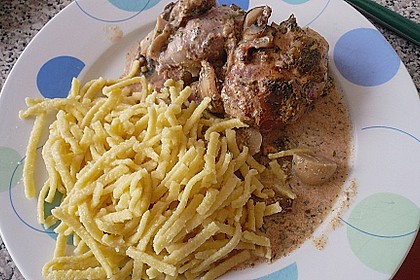Filet im Speckmantel mit Spätzle 11