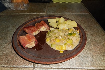 Filet im Speckmantel mit Spätzle 12