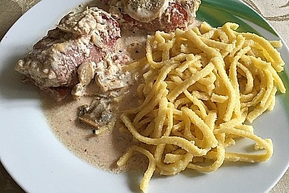 Filet im Speckmantel mit Spätzle 1