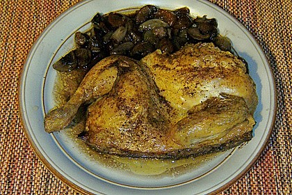 H&auml;hnchen mit Schalotten-Champignon-Karotten Gem&uuml;se 2