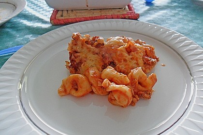 Deftiger Tortelliniauflauf