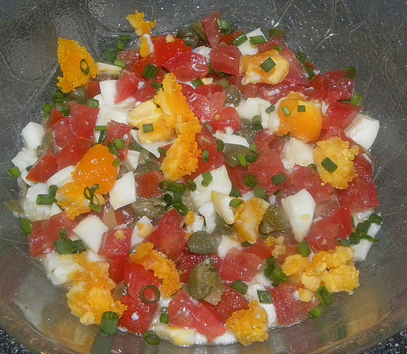 Tomaten - Eiersalat (Rezept mit Bild) von Merceile | Chefkoch.de