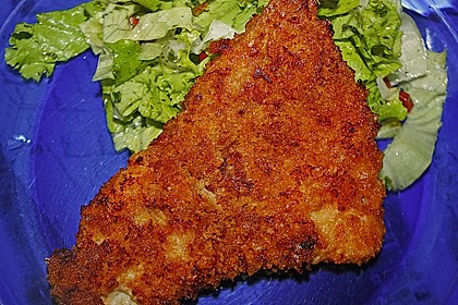 Panierte Schnitzel aus dem Backofen 8