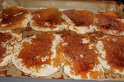 Panierte Schnitzel aus dem Backofen 10