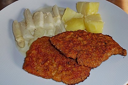 Panierte Schnitzel aus dem Backofen 13