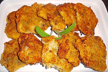 Panierte Schnitzel aus dem Backofen 21