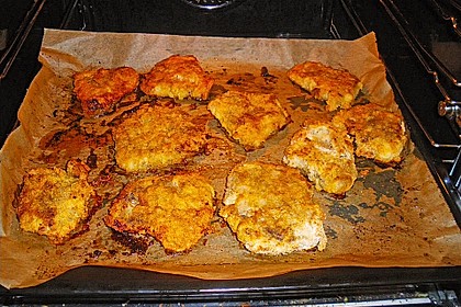 Panierte Schnitzel aus dem Backofen 23