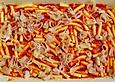 Maccaroni mit Tomaten und K&auml;se &uuml;berbacken