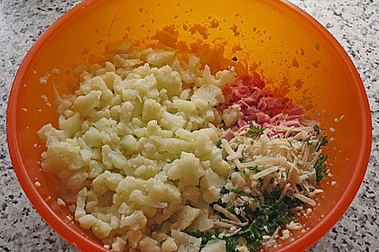 Blumenkohl-Schinken Laibchen 1