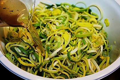 Lauch-K&auml;se So&szlig;e mit Schinken 6