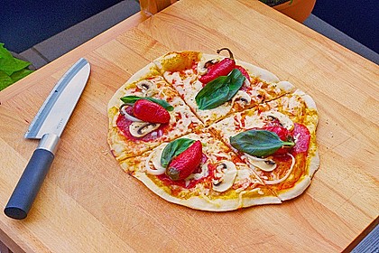Pizza vom Grill