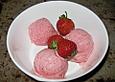 Erdbeer-Sahne Eis