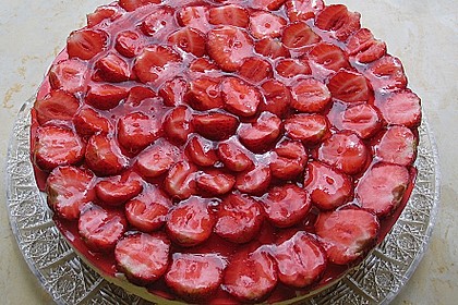 Frische Erdbeertorte