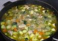 Nudelpfanne mit Gem&uuml;se und H&auml;hnchen