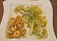 Marinierte Garnelen mit Zitronenfenchel