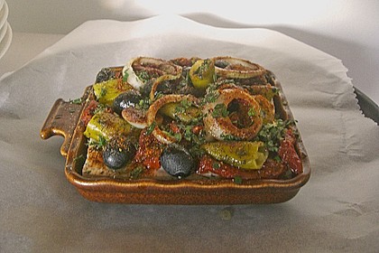 Schafsk&auml;se al forno