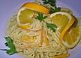 Orangenspaghetti aus Sizilien