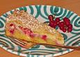 Ribisel-Topfen Kuchen mit Streusel