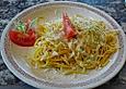 Curry-Spaghetti mit Fr&uuml;hlingszwiebeln