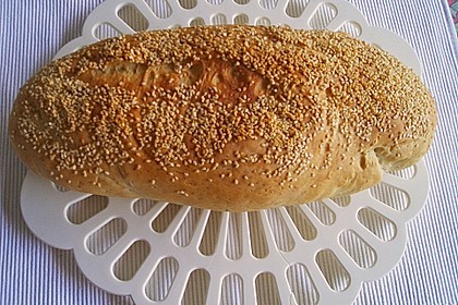 Frischkäsebrotstange mit Sesamkruste 25