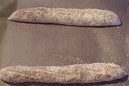 Frischkäsebrotstange mit Sesamkruste 32
