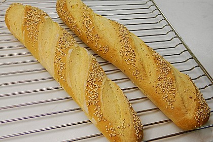 Frischkäsebrotstange mit Sesamkruste 8