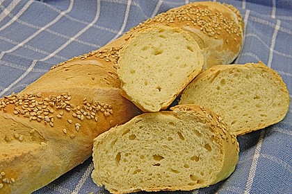 Frischkäsebrotstange mit Sesamkruste 4