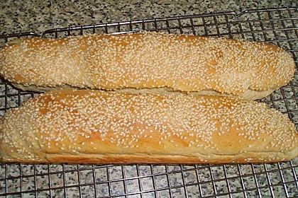 Frischkäsebrotstange mit Sesamkruste 27