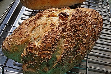 Frischkäsebrotstange mit Sesamkruste 5