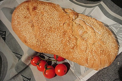 Frischkäsebrotstange mit Sesamkruste 7