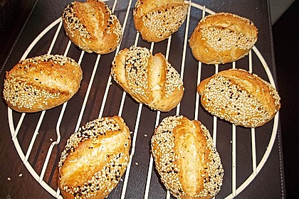 Frischkäsebrotstange mit Sesamkruste 16