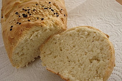 Frischkäsebrotstange mit Sesamkruste 18