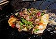 Halloumi mit Zitronensalsa