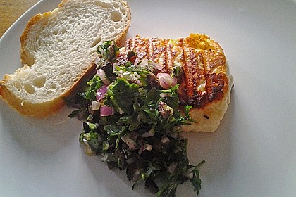 Halloumi mit Zitronensalsa 2