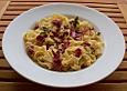Pasta mit Gorgonzolasauce Birnen, Radicchio und Waln&uuml;ssen