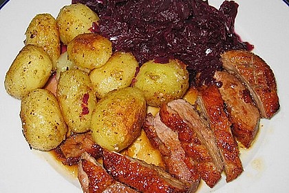 Glasierte Ente