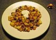 Bratkartoffeln mit Lauch und Pilzen