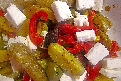 Kartoffel - Paprika Pfanne mit Schafskäse 14