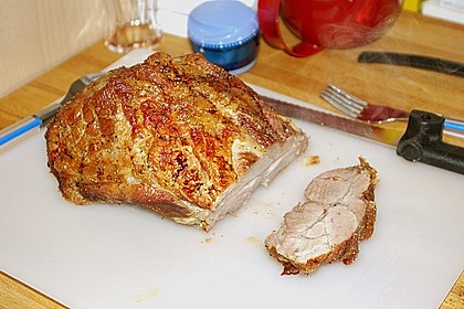 Nackenbraten im Salzbett 2