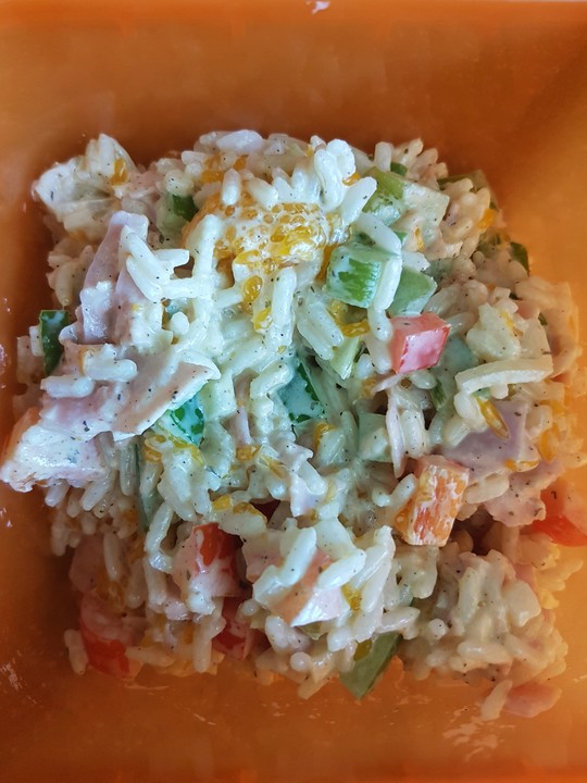 Reissalat mit Paprika und Mandarinen (Rezept mit Bild) | Chefkoch.de