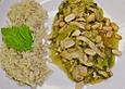 Schweinegeschnetzeltes mit Lauch und Champignons