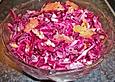 Orangen - Rotkohlsalat