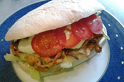 Döner mit Putenfleisch 4