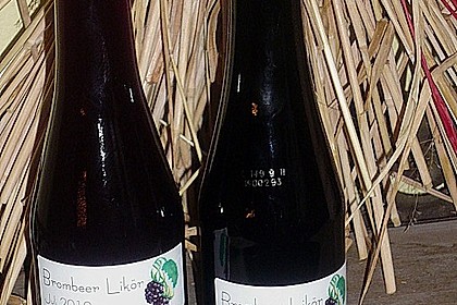 Brombeerlikör gekocht 7