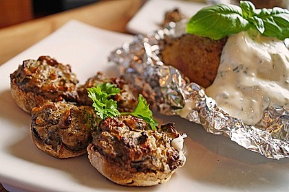 Gefüllte Champignons 1