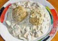 Pilzragout mit Semmelkn&ouml;del