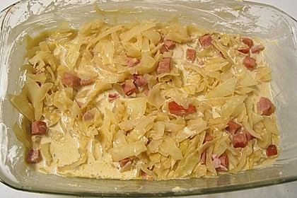 Schupfnudel - Wei&szlig;kohl - Auflauf 2